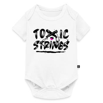 Toxic Strings 2 Colour - Baby Premium short-sleeve bodysuit - white - Front