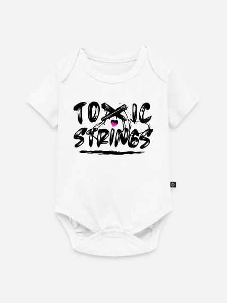 Toxic Strings 2 Colour - Baby Premium short-sleeve bodysuit - white