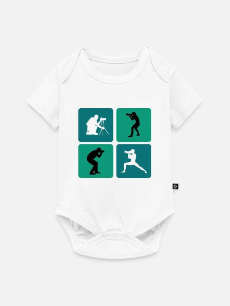Fotograf Design - Baby Premium Kurzarmbody - Weiß