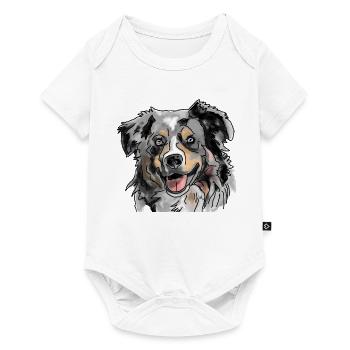 Berger australien - Body à manches courtes Premium Bébé - blanc - Devant