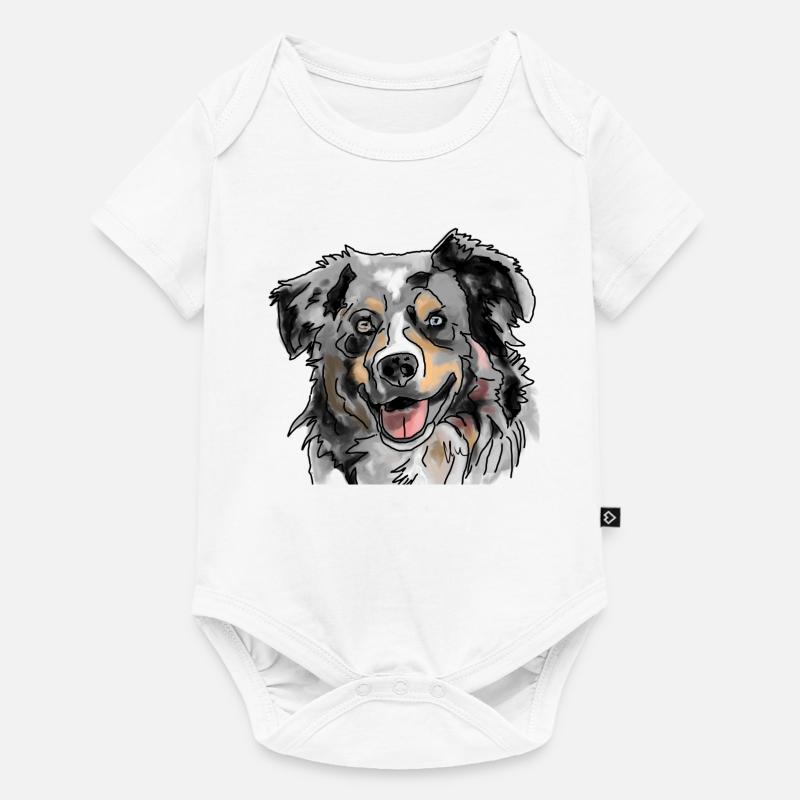 Berger australien - Body à manches courtes Premium Bébé - blanc