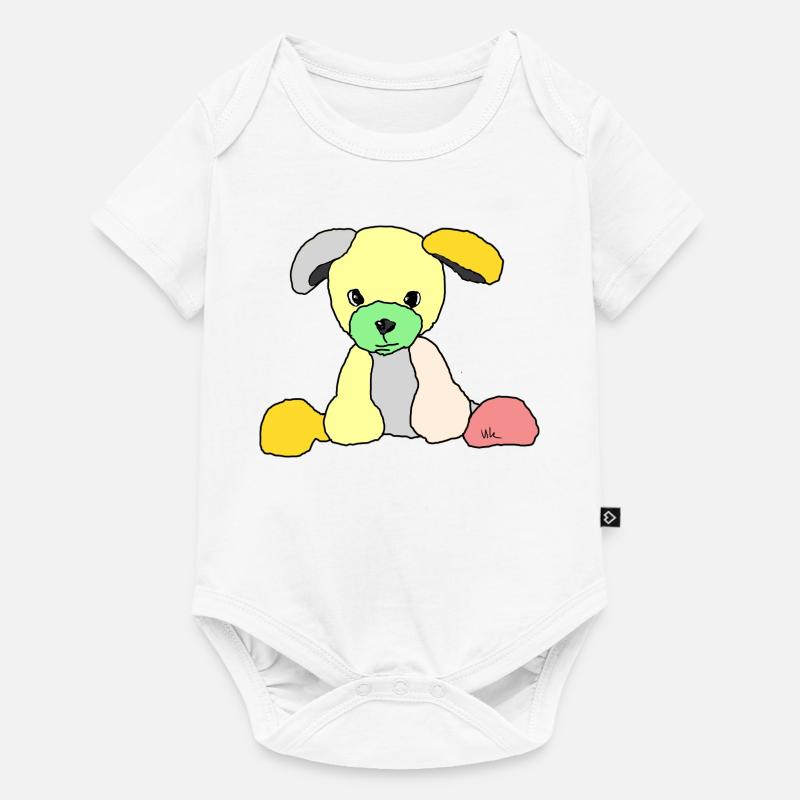 Bande dessinée pour chiens - Body à manches courtes Premium Bébé - blanc