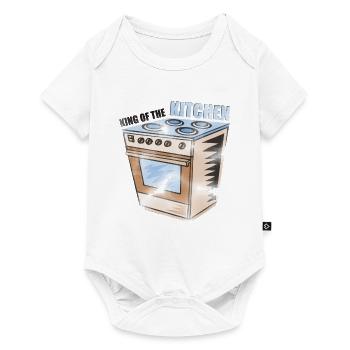 Stove - - Kitchen | King of the kitchen - Baby Premium short-sleeve bodysuit - white - Front