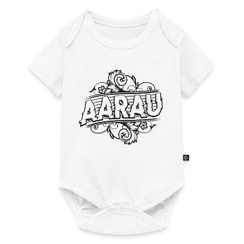 Stadt Aarau für Aarauer aus Aargau - Baby Premium Kurzarmbody - Weiß - Vorne