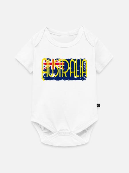 Australien zwei - Baby Premium Kurzarmbody - Weiß