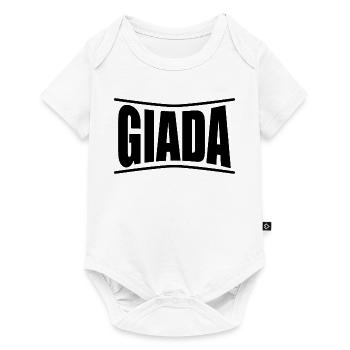 t-shirt Giada t-shirt idée cadeau - Body à manches courtes Premium Bébé - blanc - Devant
