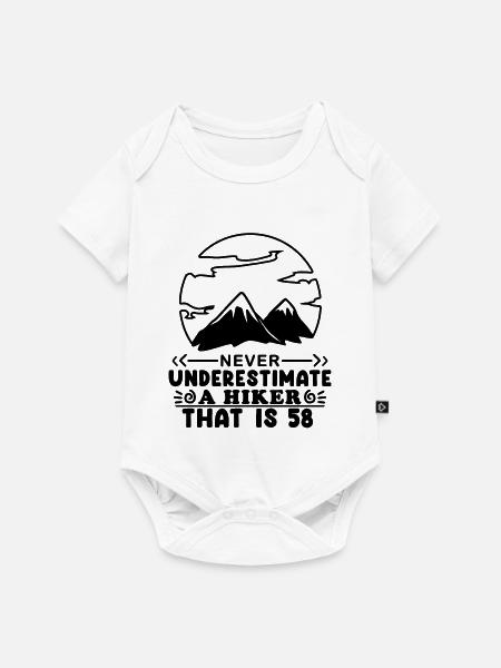 v - Baby Premium Kurzarmbody - Weiß