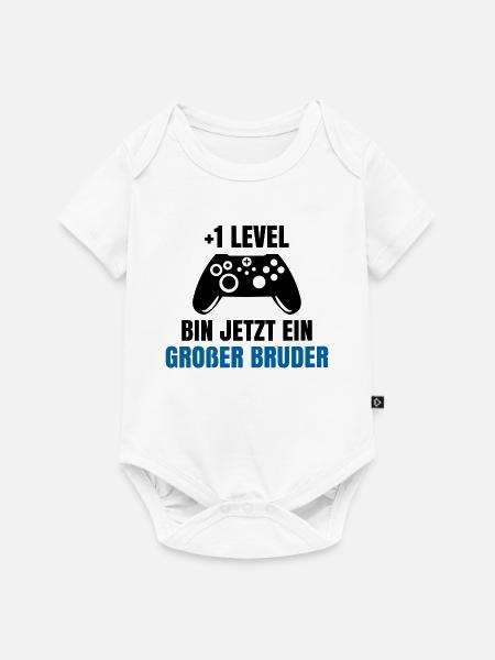 Schwangerschaft Schwanger Babybauch Statement - Baby Premium Kurzarmbody - Weiß
