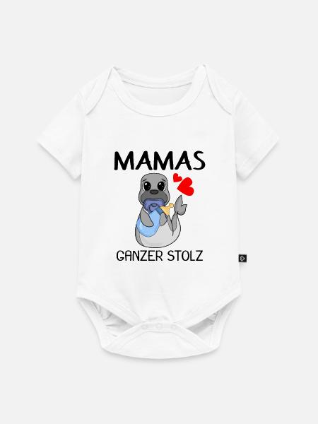 Baby Geburt Schwanger - Baby Premium Kurzarmbody - Weiß