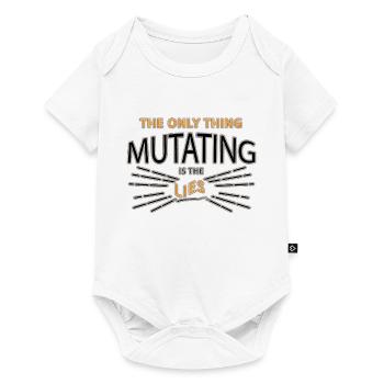 Spruch - Baby Premium Kurzarmbody - Weiß - Vorne