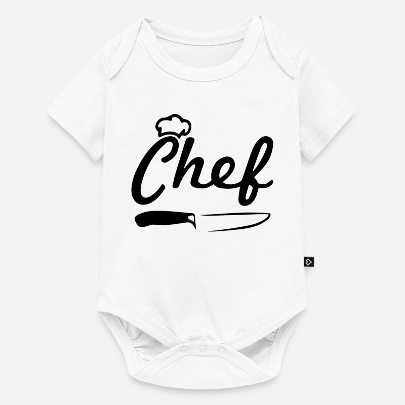 Chef V2 - Baby Premium short-sleeve bodysuit - white