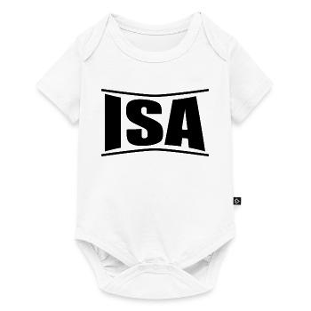 t-shirt Isa t-shirt gift idea - Baby Premium short-sleeve bodysuit - white - Front