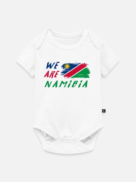 Wir sind Namibia - Baby Premium Kurzarmbody - Weiß