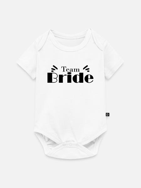 Team Braut Hochzeitsfeier - Baby Premium Kurzarmbody - Weiß