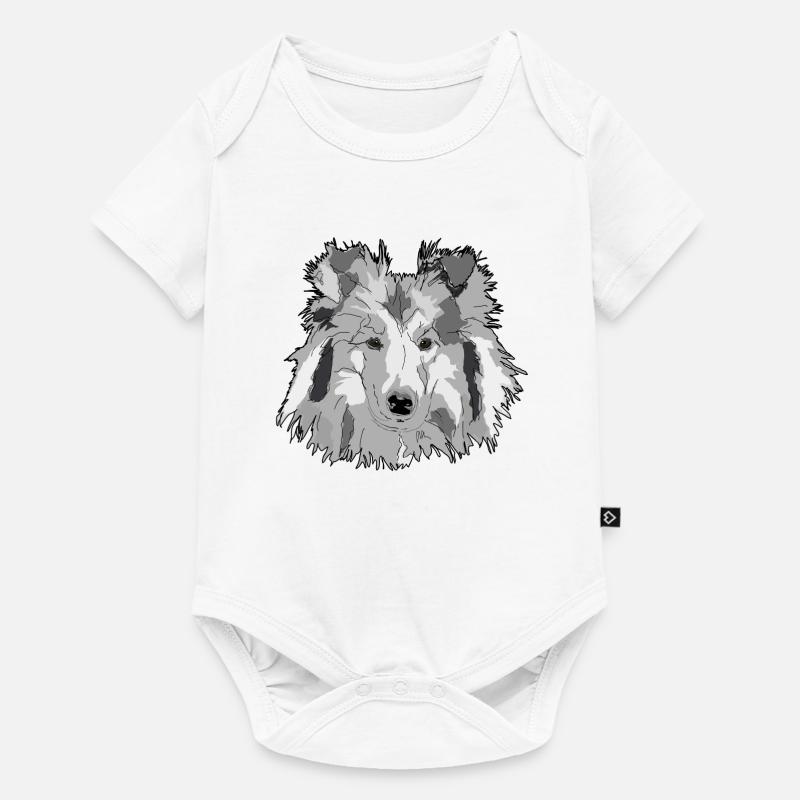 Colley - Body à manches courtes Premium Bébé - blanc