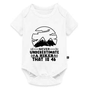 Mountain Wanderer 46th birthday 46 years old gift - Baby Premium short-sleeve bodysuit - white - Front