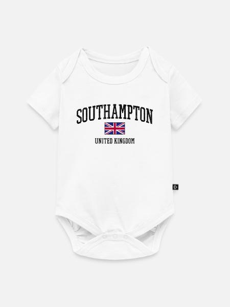 Southampton Uk - Baby Premium Kurzarmbody - Weiß