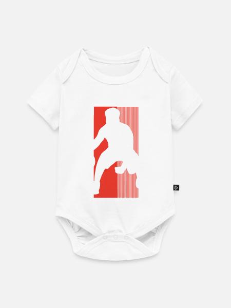 Basketball Basketballer - Baby Premium Kurzarmbody - Weiß