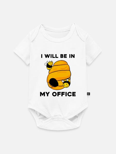 Imker Honig Imkerei - Imker Geschenk - Baby Premium Kurzarmbody - Weiß