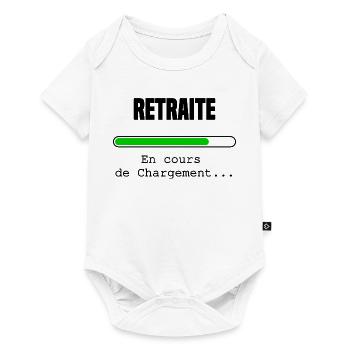 Retraite en cours de chargement - Body à manches courtes Premium Bébé - blanc - Devant