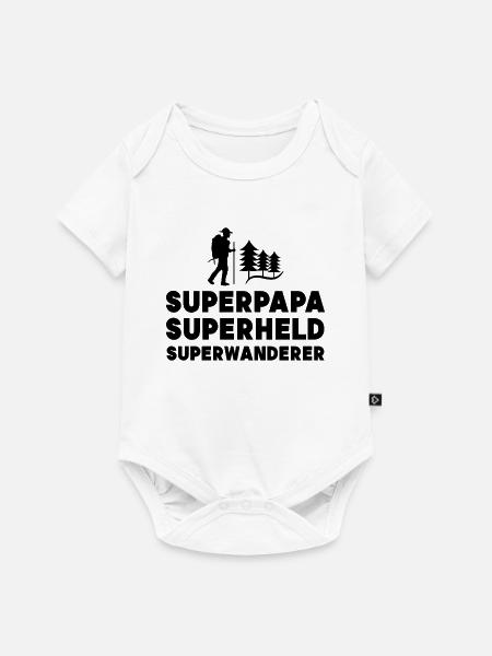 Wandern Wanderer Statement Bergwanderung Natur - Baby Premium Kurzarmbody - Weiß