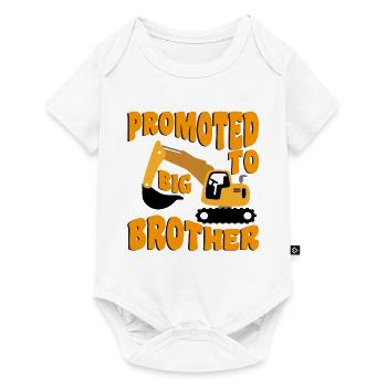 Promu grand frère Va être un grand frère - Body à manches courtes Premium Bébé - blanc - Devant