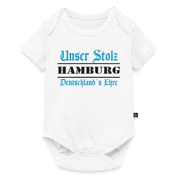 Hamburg , Tradition , Stolz und Ehre (25) - Baby Premium Kurzarmbody - Weiß - Vorne