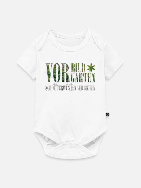 Vorbild Vorgarten - Baby Premium Kurzarmbody - Weiß
