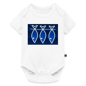 FISH. APRIL FOOL. EASTER. SARDINE. SEA - Baby Premium short-sleeve bodysuit - white - Front