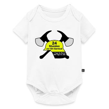 Freiwillige Feuerwehr , Shirt , 24 Stunden (25) - Baby Premium Kurzarmbody - Weiß - Vorne