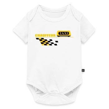 Chauffeur de taxi - Body à manches courtes Premium Bébé - blanc - Devant
