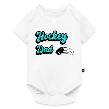 Hockey Dad Design - Baby Premium short-sleeve bodysuit - white - Front