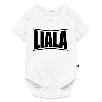 nom du t-shirt Idée cadeau t-shirt Liala - Body à manches courtes Premium Bébé - blanc - Devant
