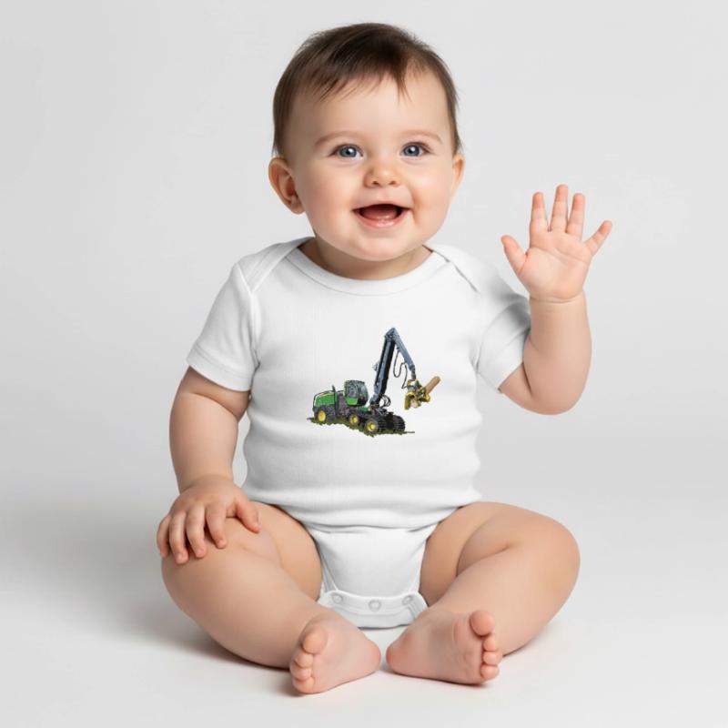 Moissonneuse-batteuse, Moissonneuse-batteuse Body à manches courtes Premium Bébé