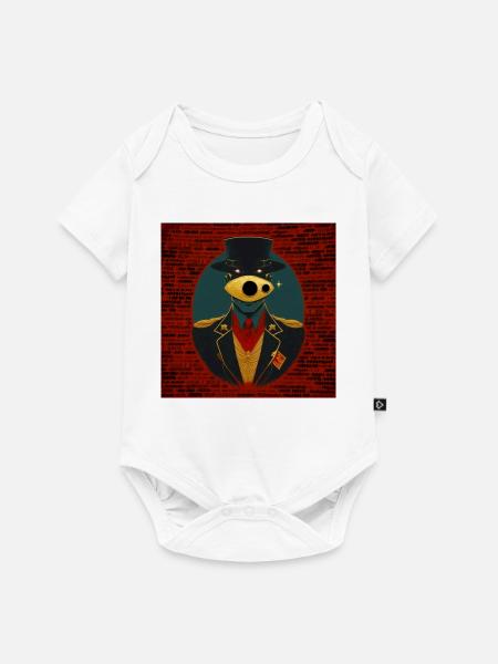 Verschwörung 02 - Baby Premium Kurzarmbody - Weiß