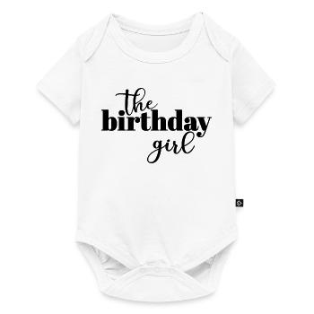 La fille d’anniversaire - Body à manches courtes Premium Bébé - blanc - Devant