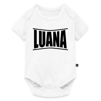 t-shirt Luana idée cadeau t-shirt - Body à manches courtes Premium Bébé - blanc - Devant