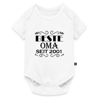 Beste Oma seit 2001 - Oma Geschenk - Baby Premium Kurzarmbody - Weiß - Vorne