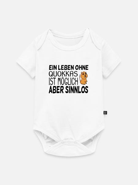 Quokka - Baby Premium Kurzarmbody - Weiß