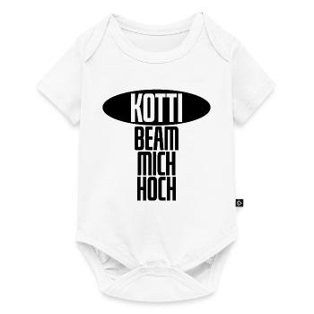 Kotti, beam mich hoch! - lustiger Spruch Berlin - Baby Premium Kurzarmbody - Weiß - Vorne