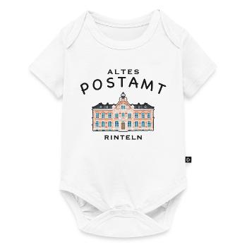 Rinteln, altes Postamt - Baby Premium Kurzarmbody - Weiß - Vorne