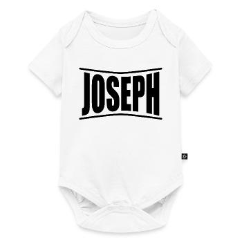 nom t-shirt Joseph t-shirt idée cadeau - Body à manches courtes Premium Bébé - blanc - Devant