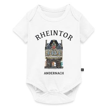 Andernach, kultiges Rheintor - Baby Premium Kurzarmbody - Weiß - Vorne