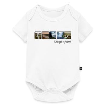 Waterfalls of Iceland - Baby Premium short-sleeve bodysuit - white - Front