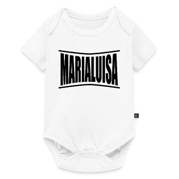 name t-shirt Marialuisa t-shirt gift idea - Baby Premium short-sleeve bodysuit - white - Front