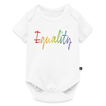 Rainbow equality | LGBT lgbtqi queer - Baby Premium short-sleeve bodysuit - white - Front
