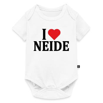 T-Shirt I love Neide T-Shirt Geschenkidee - Baby Premium Kurzarmbody - Weiß - Vorne