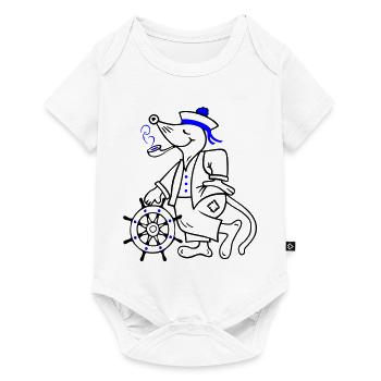 Sailor, maritime - Baby Premium short-sleeve bodysuit - white - Front