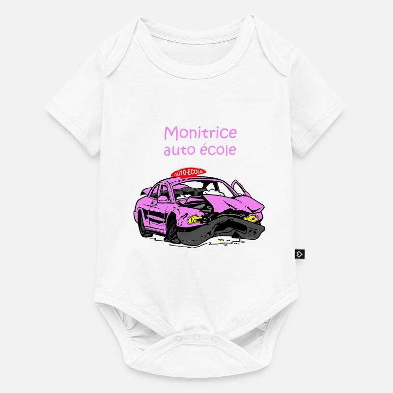 Monitrice auto-école - Body à manches courtes Premium Bébé - blanc