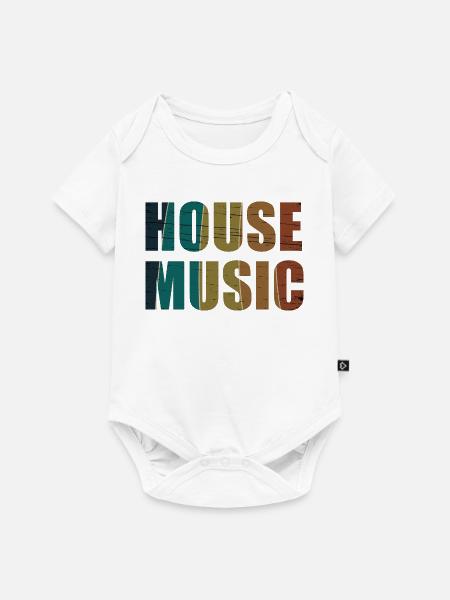 House - Baby Premium Kurzarmbody - Weiß